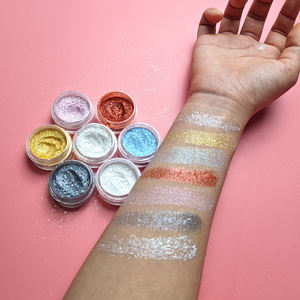 Giáng sinh khô lỏng bóng mắt bột long lanh Hiệu ứng kim loại không thấm nước kích thước du lịch khoáng mỹ phẩm sắc tố ánh sáng/công bằng/tối - Product Image 2