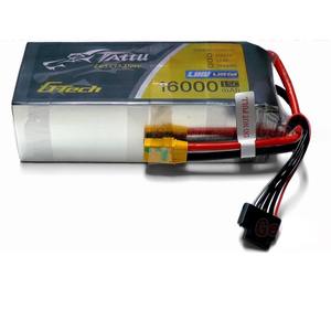 Tattu 16000 мАч 4s 6s 22,2 v 15C 25c Lipo батарея с XT60S штекер для радиоуправляемых игрушек - Product Image 4