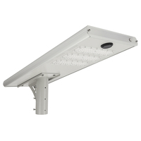 Lampadaire solaire LED haute luminosité 5054 200W IP65 étanche avec contrôle de la lumière et du temps + capteur micro-ondes