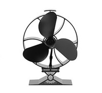Ventilateur de poêle à bois à 3 pales, alimenté par la chaleur, pour foyer intérieur, silencieux, rond, Ecofan