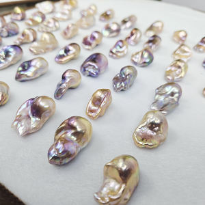 Selectie Service Aaa-Grade 20-30Mm Vlambal Regenboog Multicolor Avocado Barok Zoetwater Parels Losse Kralen Natuurlijk - Product Image 3