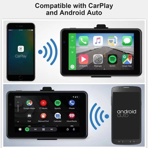 <span class=keywords><strong>7</strong></span> pulgadas HD1080 portátil inalámbrico CarPlay Android Tablet Mirror Link navegación GPS Radio BT Wifi coche estéreo sistema Multimedia - Product Image 3