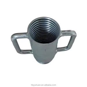 Accessoires pour étais de construction en acier : coupelles supérieures et inférieures - Product Image 3