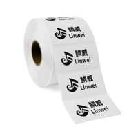 Étiquettes thermiques directes blanches de haute qualité 2x1 pouce, adhésif permanent, rouleaux d'autocollants à code-barres pour utilisation personnalisée