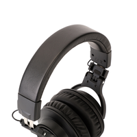 Casque DJ professionnel Audfine DH4100 de qualité studio, casque de monitoring supra-auriculaire haute fidélité pour les producteurs de musique et les DJ