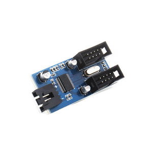 9pin <strong>USB</strong> Header Male 1 to 2 Female Extension Card <strong>USB</strong> 2.0 Splitter Cable Connector for Motherboard - Product Image 3