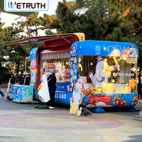Camion de restauration mobile Wetruth Ice Cream Burger Van, camion de desserts, camion de restauration portable avec équipement de cuisine complet