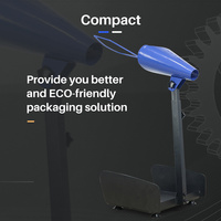 Dispensador Manual Eléctrico PaperEZ de Papel Kraft para Relleno de Vacíos, Embalaje Reciclable a Prueba de Golpes para la Industria de Bebidas y Químicos