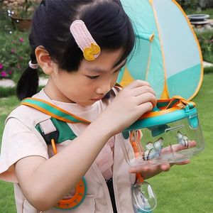 Boîte d'observation des insectes pour enfants, avec boussole, loupe, télescope, jouet d'exploration en plein air pour enfants de 8 à 13 ans - Product Image 1