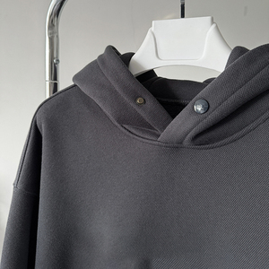 Sudadera con Capucha de Felpa Francesa 100% Algodón, Estilo Holgado, Sin Cordones, para Hombre - Product Image 5