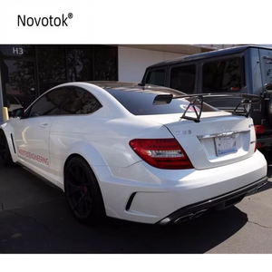 สปอยเลอร์หลังคาร์บอนไฟเบอร์ทรง C63 สำหรับรถยนต์ C-class C63 W204 ปี 2011-14 - Product Image 4