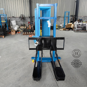 Risenmega điện Pallet Stacker $850 giá tốt đẹp 1500kg 1.6m Nâng Nền tảng tự tải dỡ tải CE chứng nhận Hướng dẫn sử dụng xe nâng hàng - Product Image 4