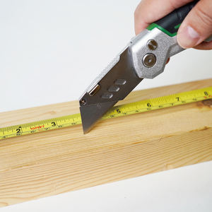 סכין קיפול DK-2125 2-in-1 עם סרט מדידה וסכין שירות עבור פרסום וקנבס באסיה/אירופה - Product Image 3