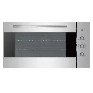 90cm Built in Electric-Gas Oven Convection Oven 100L Big Cavity with Rotisserie Bakery Oven