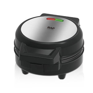 Petit-déjeuner 3 en 1 beignet électrique Mini <span class=keywords><strong>gaufrier</strong></span> rond Cookie Biscuit faisant <span class=keywords><strong>gaufrier</strong></span> avec 3 assiettes <span class=keywords><strong>amovibles</strong></span> - Product Image 5