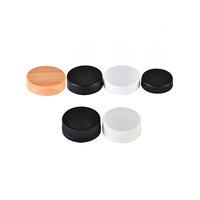 32mm 38mm 45mm 53mm 58mm Bouchons à vis en aluminium-plastique brillant lisse argent or rose couleurs pour compléments alimentaires