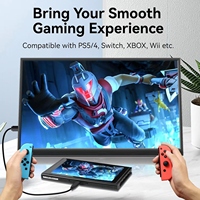 Moniteur de jeu portable OEM/ODM IPS 1200P 60Hz FHD 14 pouces avec HDR USB-C et haut-parleurs intégrés pour ordinateurs portables pour PS4 PS5 Switch