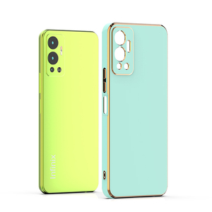 Ốp Điện Thoại Mềm Nhiều Màu In Màu Tpu Mạ 6d Cho <span class=keywords><strong>Infinix</strong></span> Hot 12 Play Smart 6 5 11 Pro 11S 10i Nfc <span class=keywords><strong>Zero</strong></span> 5G 8i Ốp Lưng - Product Image 2
