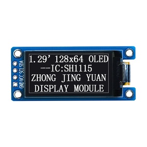 หน้าจอ OLED ขาวดำอุตสาหกรรมขนาด 1.29 นิ้ว 128*64 รุ่น CH1115 โมดูลแสดงผลแบบอนุกรม IIC พร้อม PCBA - Product Image 1