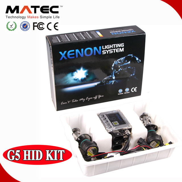 Auto 35W 55W 75W 100W HID Ballast Car Headlight Bulb H4 H7 9005 H9 D2s HID Projector 3000K 4300K 6000K 12V Bi Xenon Slim Kits