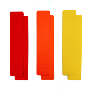 Marcador de línea plana antideslizante personalizado marcador de tierra rectangular marcadores de agilidad coloridos conos de campo plano - Product Image 4