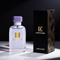 Flacon de parfum de luxe avec vaporisateur 100 ml et boîte d'emballage noire disponibles, échantillons gratuits disponibles