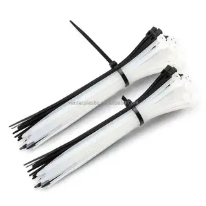 Free Samples Provide, UV Black Flexible Nylon Cable Zip Ties, Custom Self-Locking Plastic Cable Fastener