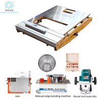 Scie à table coulissante automatique de précision WANJIA WJ680 pour le travail du bois, moteur 220V 2600W 4.2kW, pour panneaux horizontaux en bois
