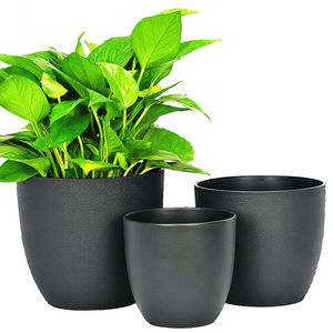 Lot de <span class=keywords><strong>3</strong></span> pots en plastique modernes de l'usine <span class=keywords><strong>BRICE</strong></span> différentes tailles pour graines plantes pépinière vente en gros Pots de fleurs palette de Drainage pour - Product Image 2