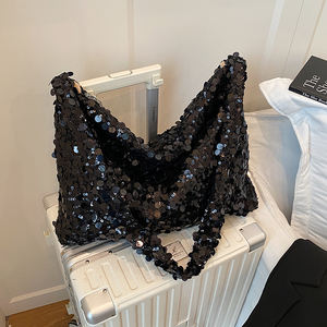 Bolso de Hombro Elegante Estilo Dama. Material brillante. Bolso de Mano de Diseño de Lujo.8820 - Product Image 3