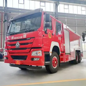 Sinotruk Howo Caminhão De Combate A Incêndio 6*4 Espuma 12ton Fire Truck preço