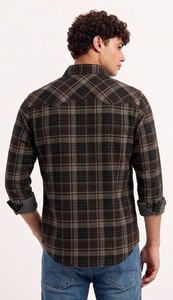 Camisa Oxford de Algodón a Cuadros para Hombre, Corte Slim Fit, Casual y Formal, Manga Larga, Proveedor Mayorista Premium de Exportación - Product Image 2