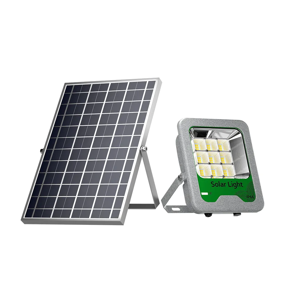 Superheldere Energiebesparing Waterdichte Buitenstraat Ip65 10W 20W 30W 50W Led Zonne-Energie Schijnwerper