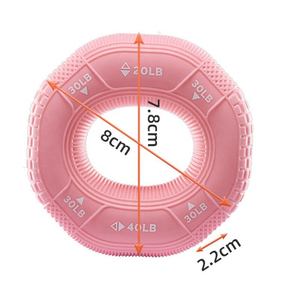 Anneau <span class=keywords><strong>de</strong></span> préhension en silicone XLAN 20-90 livres, pour exercices des doigts et <span class=keywords><strong>de</strong></span> l'avant-bras, entraînement <span class=keywords><strong>de</strong></span> force et soulagement du stress, entraîneur <span class=keywords><strong>de</strong></span> poignet - Product Image 4