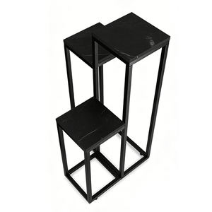 Support de plantes vintage en métal écologique, sur pied, en fer, pour présentation et rangement de pots de fleurs - Product Image 4