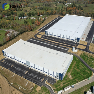 Automated Storage Modular Steel Frame Industrial Warehouse High Bay Freight Logistics <b>Hub</b> Terminal Building - Product Image 1