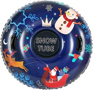 Tubo inflable pesado del trineo del tubo de la nieve del Pvc de los deportes de invierno con la manija - Product Image 3