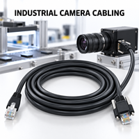 Câble Ethernet industriel pour chaîne porte-câbles RJ45 vers RJ45 à verrouillage par vis pour caméra de vision industrielle et accessoires de caméra de sécurité CCTV