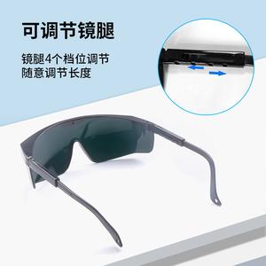 Lunettes de sécurité laser, monture noire, protection OD4 590-690nm contre les rayonnements lumineux, fabriquées à Shenzhen - Product Image 3