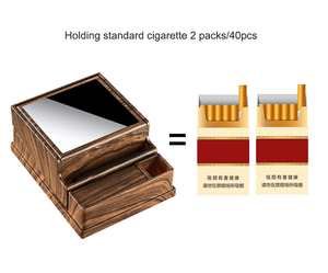 Boîte à cigarettes portable de qualité supérieure, <span class=keywords><strong>vintage</strong></span>, 40 paquets, éjection automatique, étui à cigarettes pour véhicule - Product Image 4
