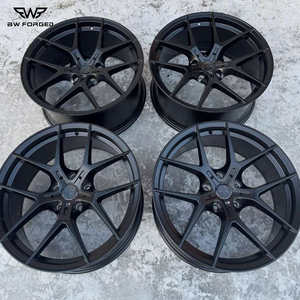 Rines Cóncavos Monobloque de Aleación de Aluminio Forjado para Autos de Pasajeros, 5x114.3/120, 40mm 25mm, Acabado Blanco/Pulido para BMW G30, 18-20 Pulgadas - Product Image 1