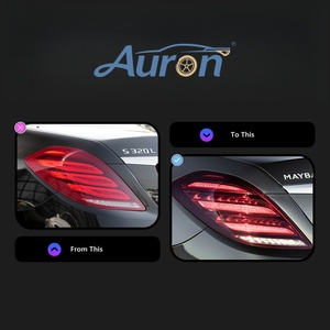 Nuevas Luces Traseras LED Secuenciales con Lente Transparente 6000K para Mercedes-Benz Clase S W222 Facelift, Actualización Retrofit, Freno Dinámico y Direccional - Product Image 5