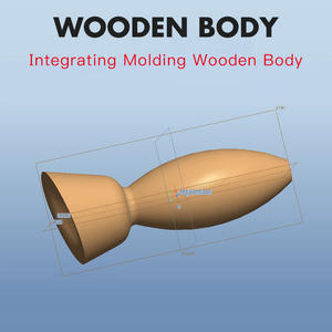 Di alta qualità OEM 17cm 80g 4 colori in legno artificiale Popper pesca esca <span class=keywords><strong>per</strong></span> la pesca in acque profonde pesca in barca grande gioco di tonno esca - Product Image 3