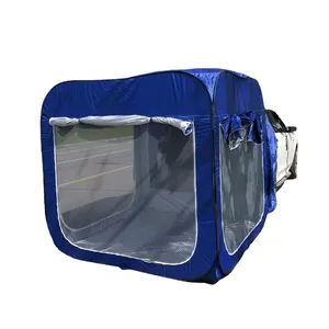 Outdoor Portable POP UP SUV car tailgate tent mosquito and Rainproof car rear tent