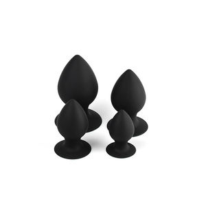 للجنسين 3 مختلفة الحجم الجنس لعب الكبار سيليكون كبير بعقب المكونات الشرج المدرب التوصيل للرجال النساء الأزواج - Product Image 3