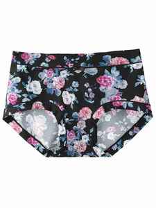 Culotte imprimée en soie glacée féminine mince grande taille slip confortable respirant pour femme - Product Image 3