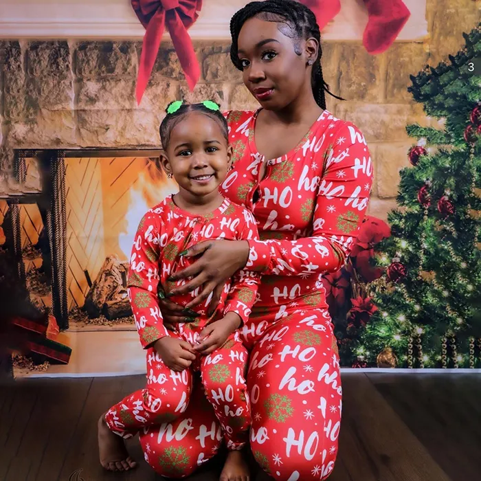 RUYI wholesale women christmas onsies clothes matching christmas pajamas for family christmas pajamas