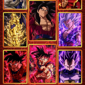 Anime Dragon Ball - Impression couleur encadrée sur papier - Boîte mystère - Figurine Son Goku - Affiche de collection - Jeu de table - Vente en gros - Product Image 4