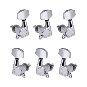 Mécaniques de cordes pour guitare acoustique électrique Chrome 3L3R scellées - Product Image 1