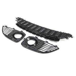 Grille inférieure du pare-chocs avant et enjoliveurs de phares antibrouillard pour BMW Série 1 F20 Sport 2015 2017 ABS Neuf - Product Image 1